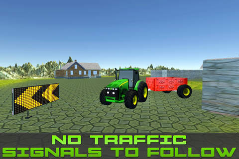 Farm Tractor Parking Driver-Truck Driving Games screenshot 4