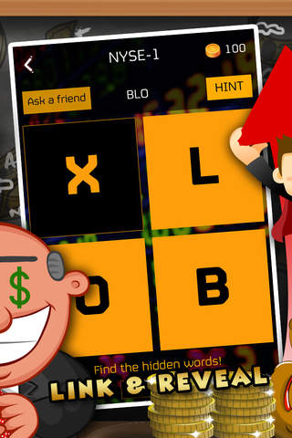Words Link : Stock Market & Shares Search Puzzles Game Free with Friends “ Business Millionaire Edition ” screenshot 2