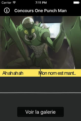 Jeu-concours One Punch Man : doublez dans la version française de l'anime ! screenshot 4