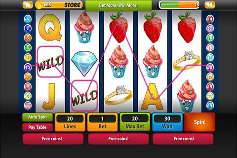 Diamond Rich Casino Slots Hot Streak Las Vegas Journey! screenshot 2