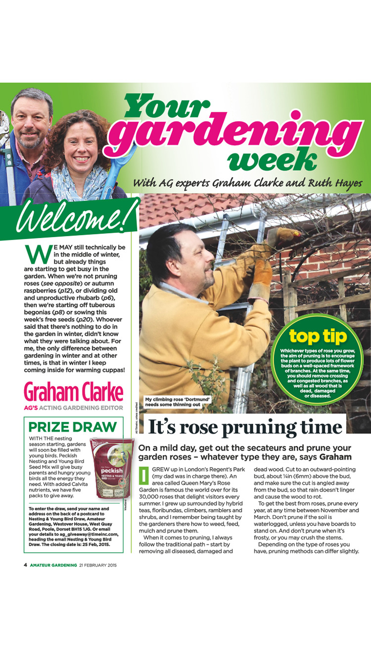 amateur gardening magazine