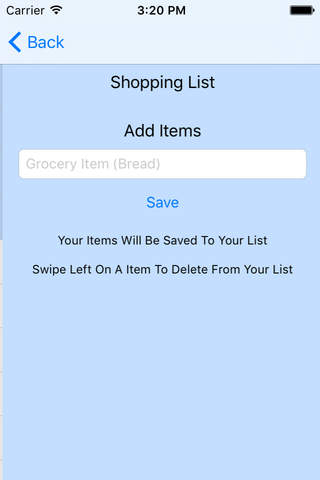 ShoppingList7 screenshot 3