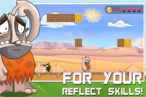 Wild Man Run ! screenshot 2