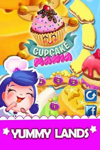 Bakery Jam Mania - Sweet candy & Cup-cake Match 3 Pop Maker screenshot 3