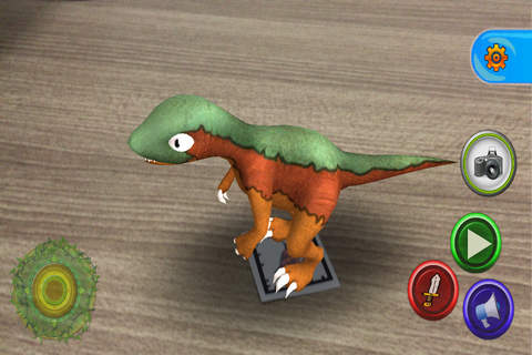 AR Cute Dino Marker(Augmented Reality + Cardboard) screenshot 2