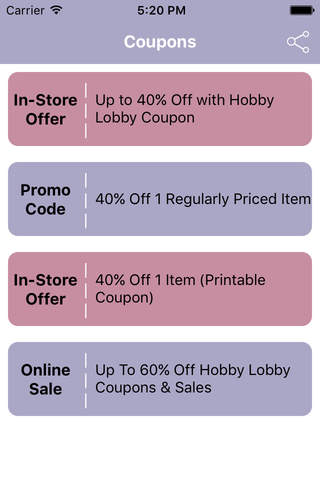 Coupons for Hobby Lobby Shopping App screenshot 2