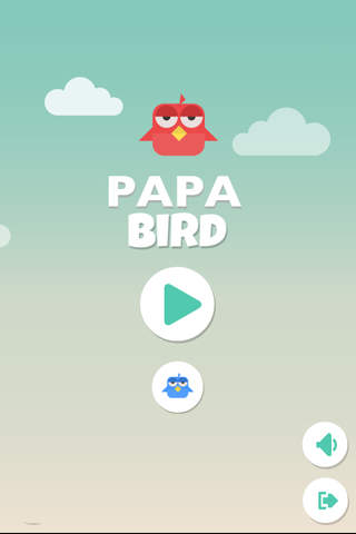 Papa bird  - simple but fun screenshot 3