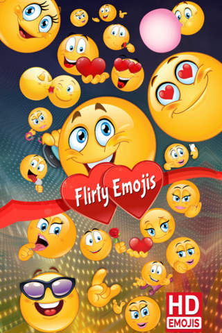 Flirty Emoji Icons & Emoticons screenshot 3