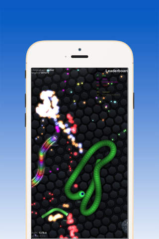 Super Snake Eater - Anaconda Versions of Slither.IO with Tank of DIEP screenshot 2