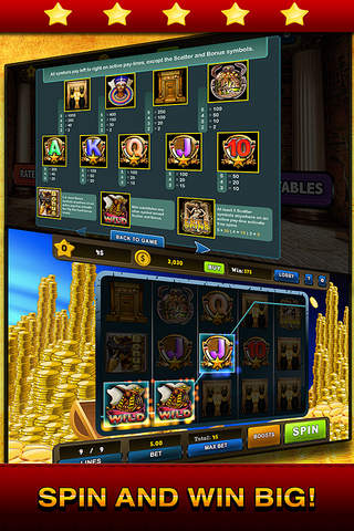 Czar Egyptian Gods Slots - The journey of lotto tournament results on moses kings island screenshot 2