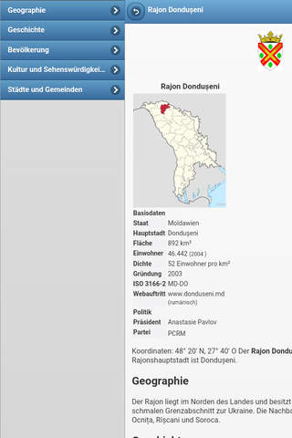 Districts of Moldova screenshot 3