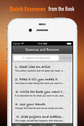 Steal Like an Artist: Practical Guide Cards with Key Insights and Daily Inspiration screenshot 3