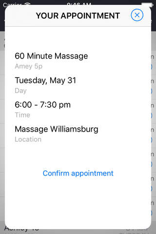 Massage Williamsburg screenshot 2
