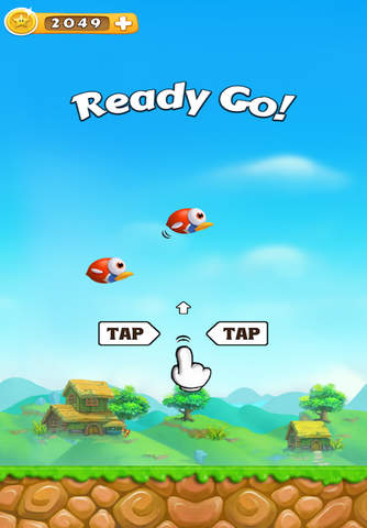 Red Bird Hero Jump In Color Sky Adventure Season screenshot 2
