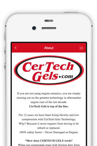 CerTech Gels screenshot 2