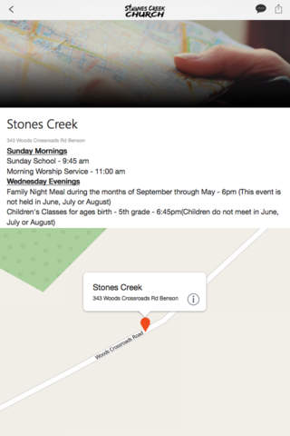 Stones Creek Church screenshot 2