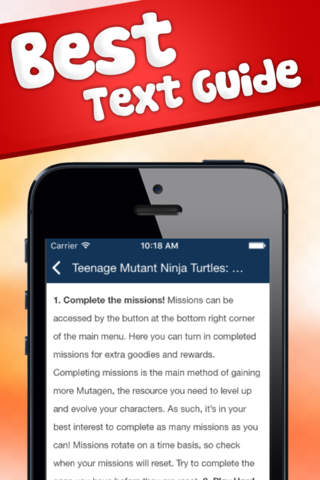 Guide for Teenage Mutant: Ninja Turtles Legend screenshot 2