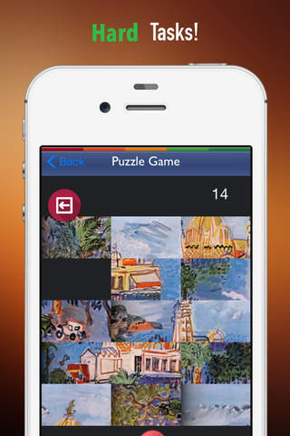 Memorize Famous Art Fauvism by Sliding Tiles Puzzle: Learning Becomes Fun screenshot 4