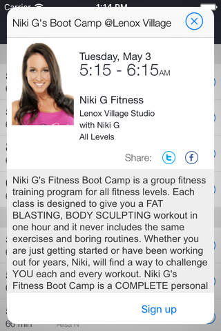 Niki Gs Fitness screenshot 2