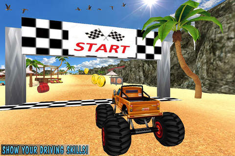 Beach Buggy rx Tropical Beach Off-Road Drive 3D Simulator 2016 Pro screenshot 2