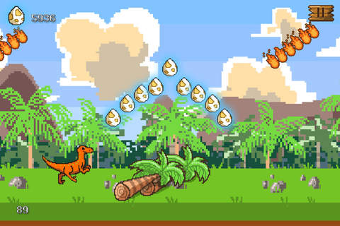 A Baby Pixel Dino Run - Wild Dinosaur Safari Zoo Edition screenshot 3