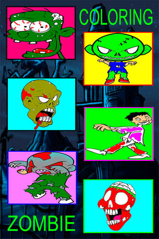 Coloring For Kids Inside Color Pages Enjoy Paintbox Color For Zombie Edition screenshot 2