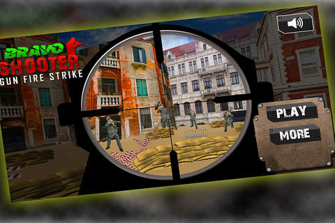 Bravo Shooter Gun Fire Strike Pro- 3D army shooting mission 2016 in a realistic HD environment screenshot 4