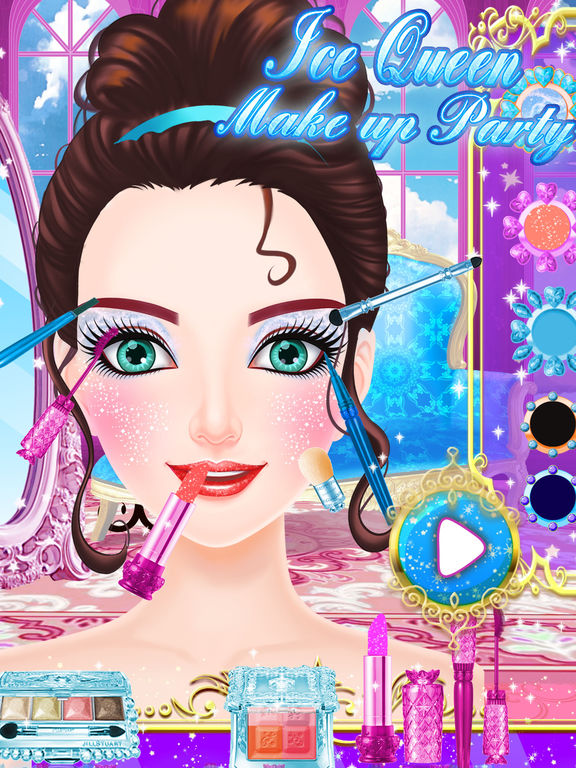 Ледяная королева Макияж партии салон для iPad