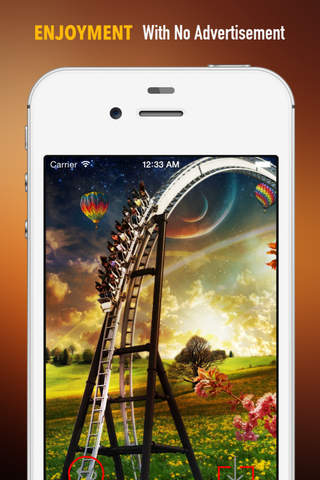 Roller Coastersd  Wallpapers HD: Quotes Backgrounds with Art Pictures screenshot 2