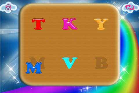 Alphabet Wood Puzzle Match Game screenshot 2