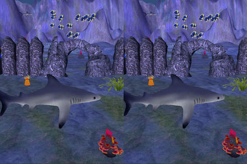 VR Hungry Shark Simulator: Explore the Deep Ocean Free screenshot 3