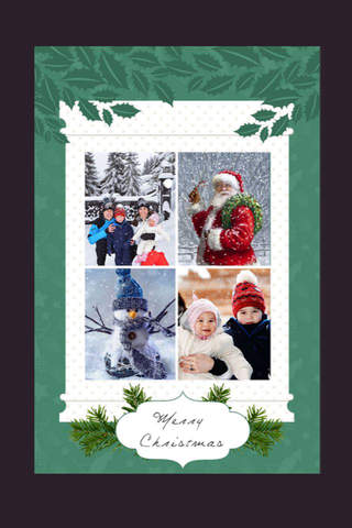 Xmas Photo Collage Editor - 100+ creative themes screenshot 3