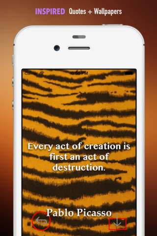 Tiger Print Wallpapers HD: Quotes Backgrounds Creator with Best Designs and Patterns screenshot 4