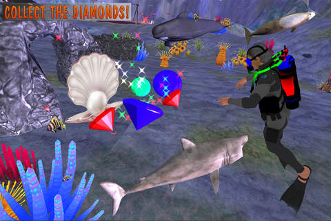 Scuba Diver Diamond Hunter Pro screenshot 2