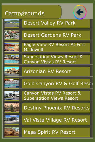 Arizona State Campgrounds And National Parks Guide screenshot 2