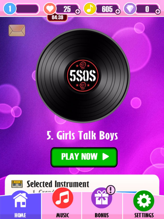 Piano Tiles - 1D & 5SOS (One Direction and 5 Seconds of Summer) Edition на iPad
