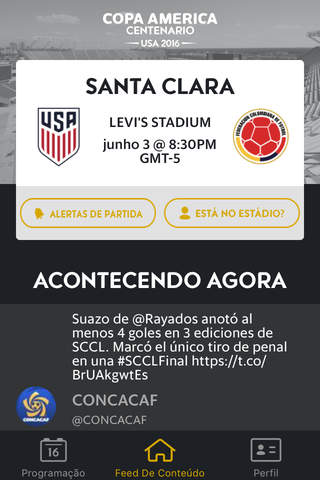 Concacaf Gold Cup Official App screenshot 3