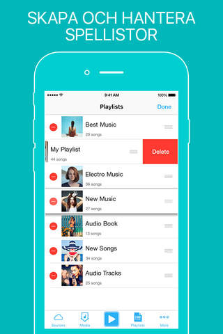 Multi Cloud - Free Offline Music Player & Streamer screenshot 4