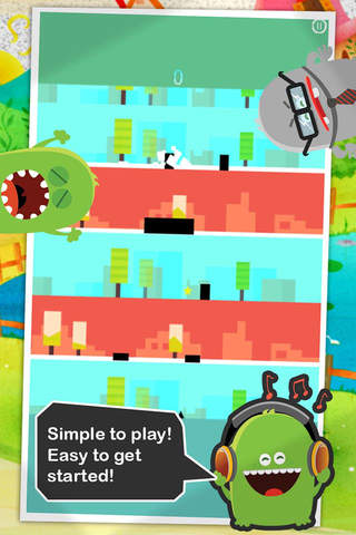 Crossy Chicken Drop Block Game screenshot 2
