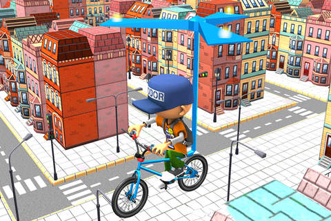 BMX Flying Cycle Copter Free screenshot 2