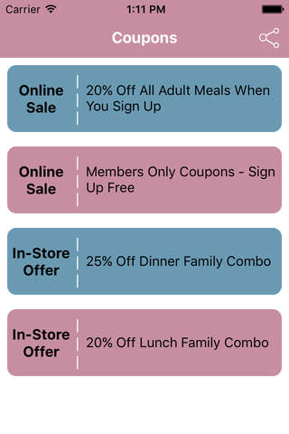 Coupons for Sweet Tomatoes Shopping App screenshot 2