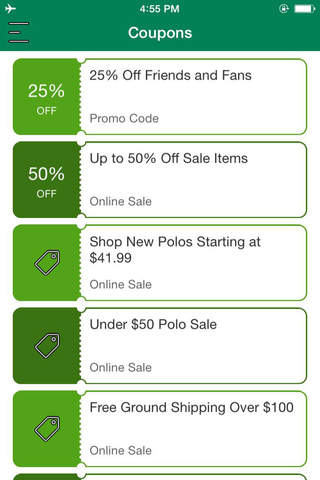 Coupons for Lacoste screenshot 2