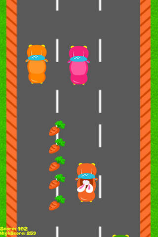 Car Rabbit Race Drive Kids screenshot 3