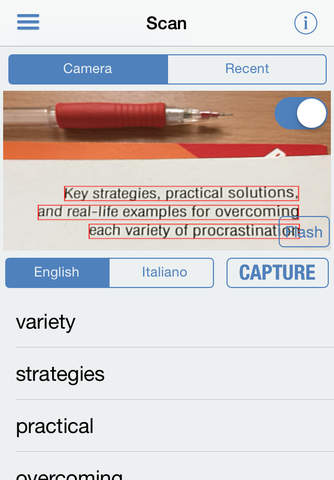 Italian Dictionary Elite screenshot 2