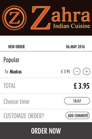 Zahra Indian Cuisine Bolton screenshot 3