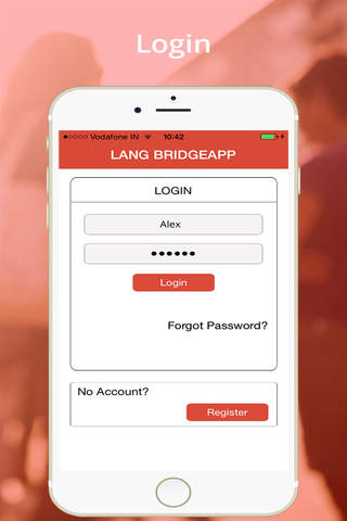 Lang BridgeApp screenshot 2