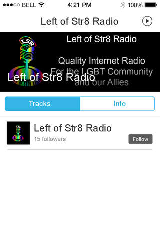 Left of Str8 Radio screenshot 2