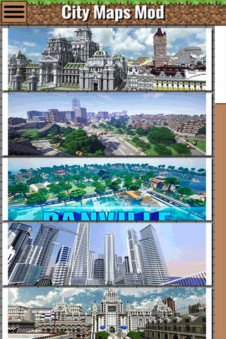 BEST CITY MAPS FOR MINECRAFT PC EDITION screenshot 2