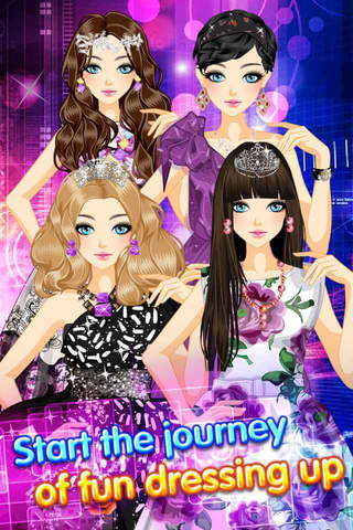 Shining Dress - Super Star Dress Up Salon, Girl Games screenshot 2