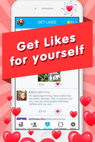 Get Twitter Followers, Likes and Retweets – Gain 1000 More Follower, Like & Retweet screenshot 3